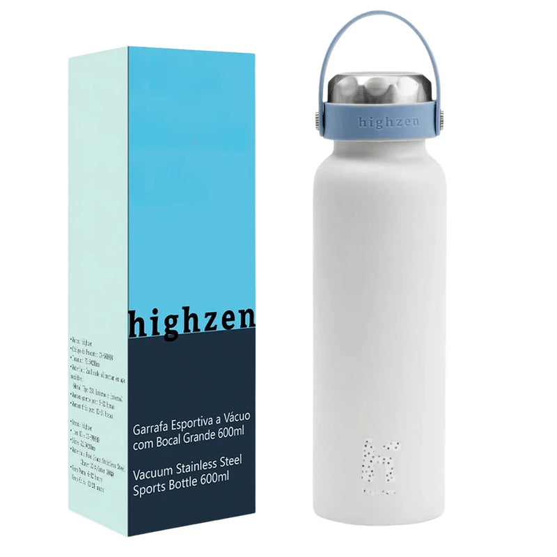 Garrafa Térmica de Aço Inoxidável 600ml