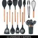 KIT Cozinha Conjunto com 12 peças Jogo de Utensilio Culinário