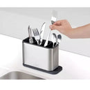 Escorredor Porta Talheres de Aço Inoxidável