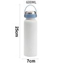 Garrafa Térmica de Aço Inoxidável 600ml